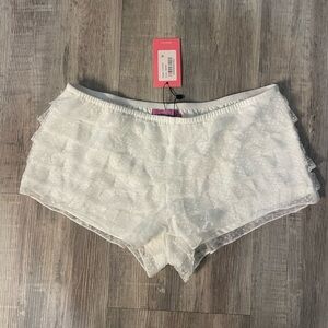 Edikted white lace bloomers nwt